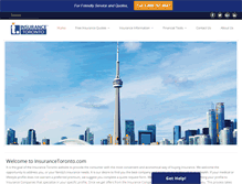 Tablet Screenshot of insurancetoronto.com